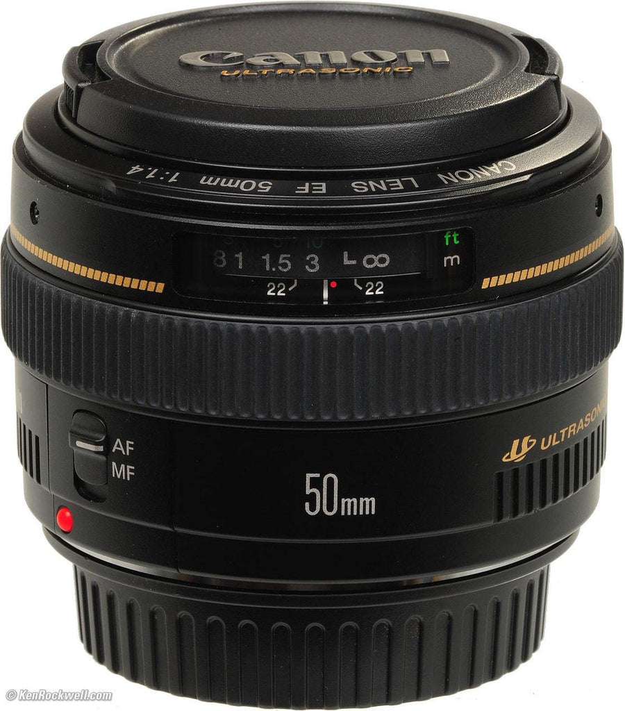 Canon EF 50mm f/1.4 USM Standard AutoFocus Lens - QATAR4CAM