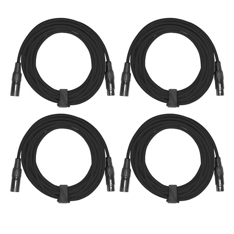 Doonjiey XLR Cables Set (2m, 3m, 5m, 10m) - QATAR4CAM