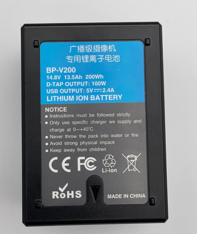 DT V Lock Mount broadcast battery-200 WH BP-V200 - QATAR4CAM