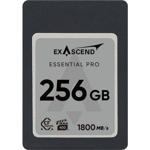 Exascend Essential Pro CFexpress TypeA   4.0 Card 256GB/ Read: 1800 MB/s, Write: 1650 MB/s