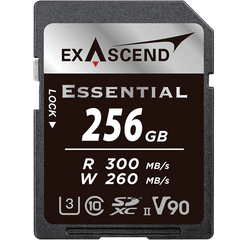 Exascend 256 GB Essential SDXC Card UHS-II, V90