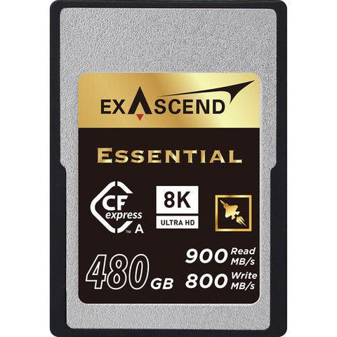 Exascend 480GB Essential Series CFexpress Type A Memory Card - QATAR4CAM