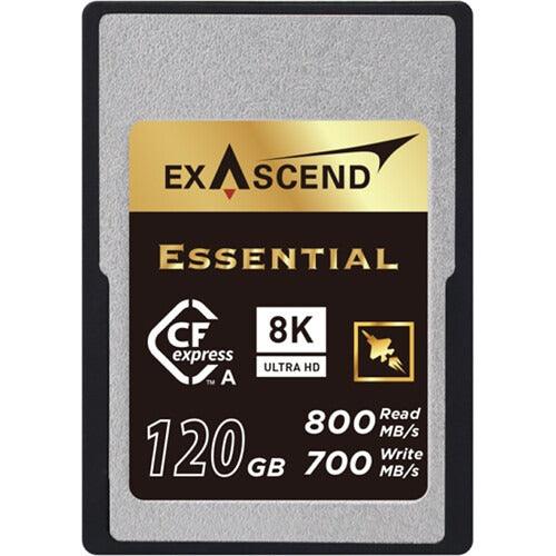 Exascend Essential Series CFexpress 120GB Type A 800MB/s Exascend Essential Series CFexpress 120GB Type A 800MB/s