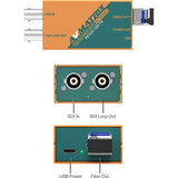 AVMatrix 10km 12G-SDI Fiber Optic Extender