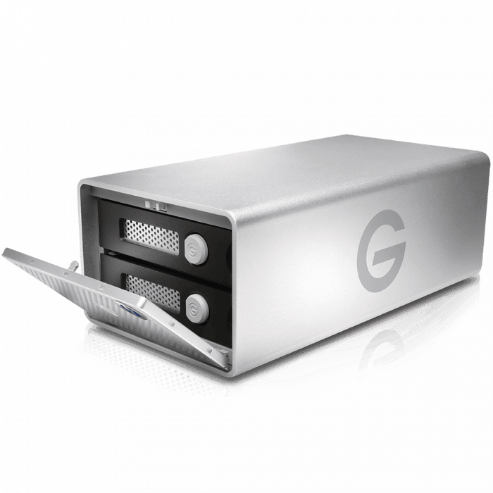 G-Technology 20TB G-RAID Removable Thunderbolt 3 & USB-C 3.1G2 Silver - QATAR4CAM