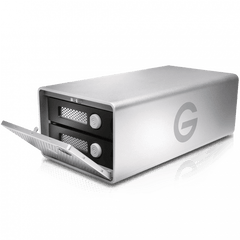 G-Technology 20TB G-RAID Removable Thunderbolt 3 & USB-C 3.1G2 Silver