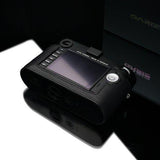 Gariz Black Label Genuine Leather BL-LCMBK Camera Metal Half Case for Leica M, Black - QATAR4CAM