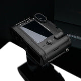 Gariz Black Label Genuine Leather BL-LCQBK Half Case for Leica Q Type 116, Black - QATAR4CAM