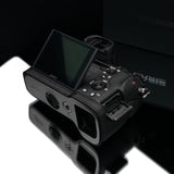 Gariz Genuine Leather XS-CHA7IIBK Camera Metal Half Case for Sony Alpha A7II A7RII Mark 2 Black - QATAR4CAM