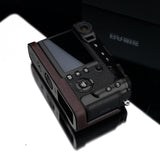Gariz XS-CHXP2BR Leather Metal Half Case for Fujifilm X-Pro2 XPRO2, Brown - QATAR4CAM