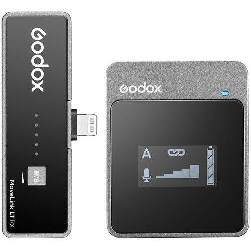 Godox 2.4GHz Wireless Single Microphone System for Iphone - QATAR4CAM