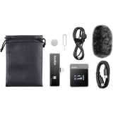 Godox 2.4GHz Wireless Single Microphone System for Iphone - QATAR4CAM