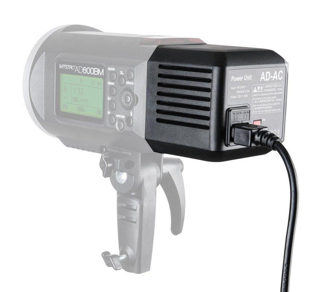 Godox AD-AC Power Source AC Wall Adapter Cable for AD600B AD600BM AD600M AD600 - QATAR4CAM