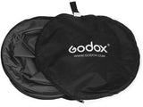 Godox Collapsible Reflector 7-in-1 Gold, silver, black, white, transluscent, blue, green 150x200cm - QATAR4CAM