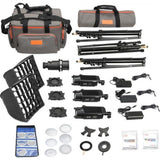 Godox LED Focus Light S30 3 Head Kit - QATAR4CAM