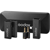 Godox MoveLink Mini LT 2-Person Wireless Microphone System for Cameras & iOS Devices Black ميكرفون قودوكس - QATAR4CAM