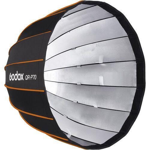 Godox Quick Release Parabolic Softbox 70 CM Bowens mount with Grid - QATAR4CAM