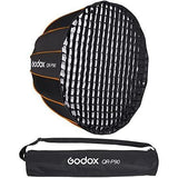 Godox Quick Release Parabolic Softbox 90 CM Bowens mount with Grid - QATAR4CAM