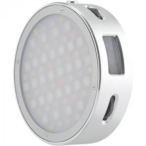 Godox Round Mini RGB LED Magnetic Light (Silver) - QATAR4CAM