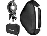 Godox Speedlite Bracket kit with softbox 60X60 cm (bowen mount ) for V1 - QATAR4CAM