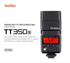 Godox TT350S speedlight for Sony mirrorless TTL HSS