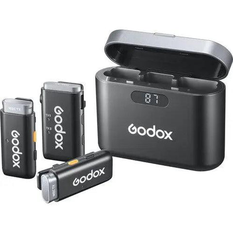 Godox WEC Kit 2.4GHz Wireless Microphone System 2 Kit - QATAR4CAM