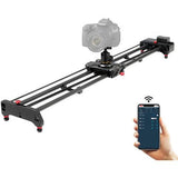 GVM-1.5D 120cm Professional Wireless Video Carbon Fiber Motorized Camera Slider With Bluetooth Remote - QATAR4CAM