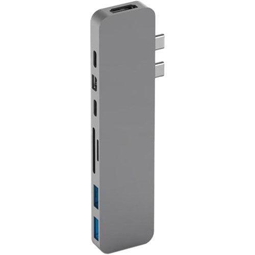 HYPER HyperDrive PRO 8-in-2 USB Type-C Hub for MacBook Pro & Air Laptops (Space Gray) - QATAR4CAM