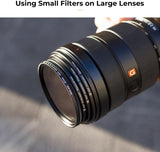 K&F CONCEPT 18 PIECES FILTER RING ADAPTER SET, CAMERA LENS FILTER METAL STEPPING RINGS KIT - QATAR4CAM