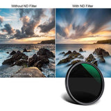 K&F Concept ND8-ND2000 Nano-X Variable ND Filter (82mm) - QATAR4CAM