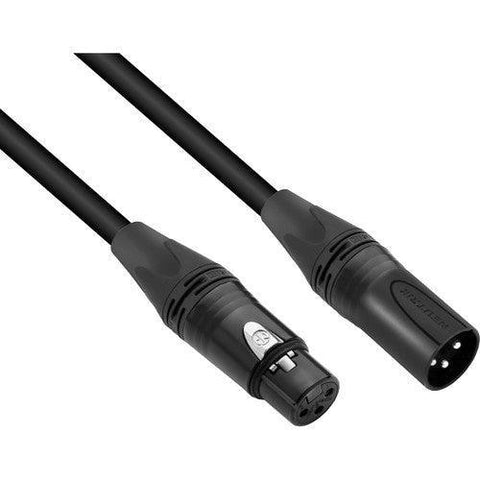 Kopul Studio Elite 4000 Series XLR M to XLR F Microphone Cable - 10' (3.0 m), Black - QATAR4CAM
