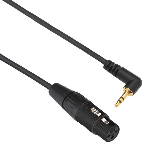 Kopul XRSM 3-Pin XLR Female to 3.5mm RA Stereo Mini-Plug Cable (25') - QATAR4CAM