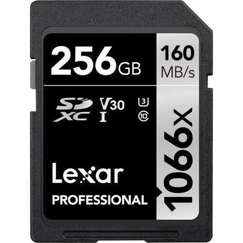 Lexar 256GB Professional 1066x UHS-I SDXC Memory Card - QATAR4CAM