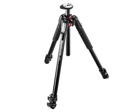 Manfrotto 055 aluminium 3-section photo tripod, with horizontal column (MT055XPRO3) - QATAR4CAM