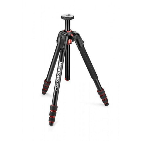 Manfrotto 190 Go! Aluminum 4 Section Tripod With Twist Locks Black(MT190GOA4TB) - QATAR4CAM