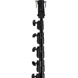 Manfrotto 269HDBU Super High Aluminum Stand with Leveling Leg - Black - 24' - QATAR4CAM