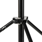 Manfrotto 269HDBU Super High Aluminum Stand with Leveling Leg - Black - 24' - QATAR4CAM