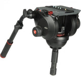 Manfrotto 509HD Video Head With 545GB Tripod Legs, Ground Spreader & Padded Bag - QATAR4CAM
