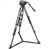 Manfrotto 509HD Video Head With 545GB Tripod Legs, Ground Spreader & Padded Bag - QATAR4CAM