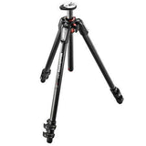 Manfrotto MT055CXPRO3 Carbon Fiber 3 Sections Tripod with Horizontal Column, 19.84lbs Load Capacity, 66.93" Maximum Height - QATAR4CAM