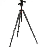 Manfrotto MT055XPRO3-3W Aluminum Tripod With 3-Way Pan/Tilt Head - QATAR4CAM