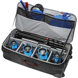 Manfrotto Pro-Light Rolling Lighting Gear Organizer V2 (Medium, Black) - QATAR4CAM