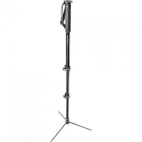 Manfrotto XPRO Prime Base 3-Section Aluminum Monopod - QATAR4CAM