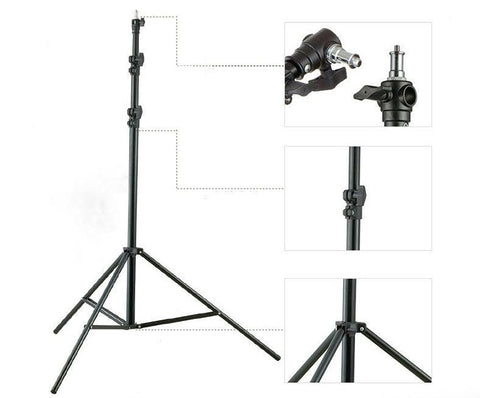 Medium Three section aluminum air cushion lighting stand - QATAR4CAM