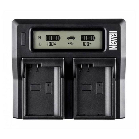 Newell DC-LCD two-channel charger for LP-E6 batteries - QATAR4CAM