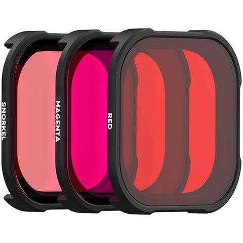 PolarPro DiveMaster 3-Pack Filter Kit for GoPro HERO9/HERO10 Black Protective Housing - QATAR4CAM