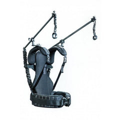 Professional camera stabilizer harness with dual arms for smooth video shooting