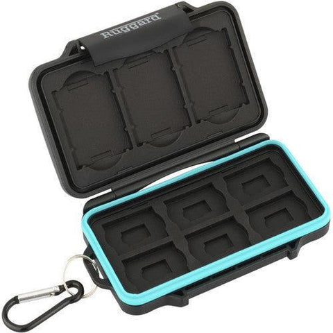 Ruggard Leda Memory Card Case for SD, microSD, and CF/CFast Cards (Black) - QATAR4CAM
