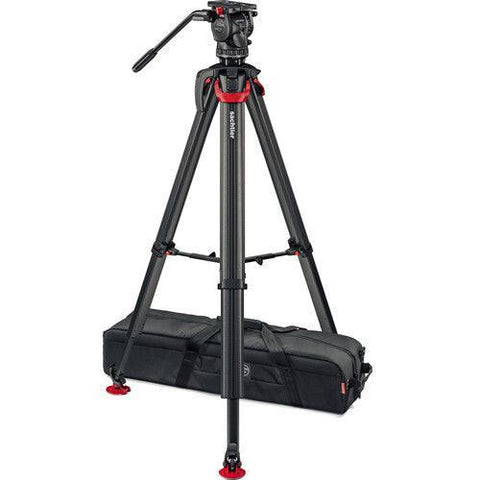 Sachtler aktiv8T flowtech75 MS Tripod System - Touch&Go and mid-level spreader - QATAR4CAM