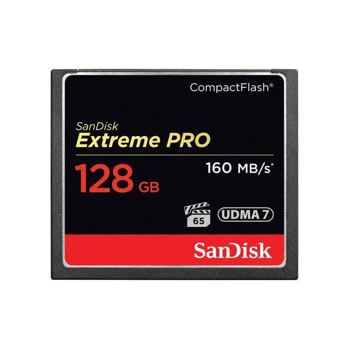 SanDisk 128GB Extreme Pro CompactFlash Memory Card (160MB/s) - QATAR4CAM